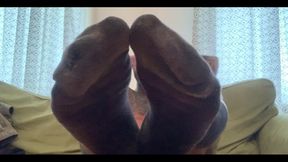 Daddys Been Wearing These Dress Socks All Day in My Dress Shoes. Can You Imagine the Smell?