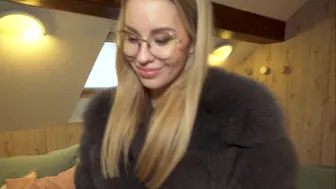 Steamy Czech Blonde's Naughty Office Encounter