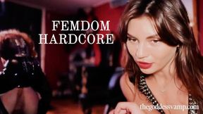 Feminization & Group Hardcore with GODDESSES