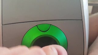 Vacuum cleaner suck-off: masturbation play in the afternoon