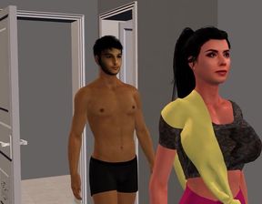 Caught Stepson Watching, He Fucks His Innocent Hentai MILF Mother Rawly