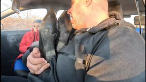 Bootworship and trampling in outdoor