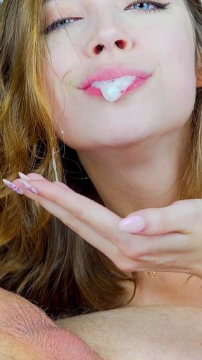 Captivating moment from &quot;Tinder Babe Sucking Dick On First Date&quot;