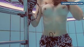 Russian amateur Lastova gets wet and wild in the pool or on the beach