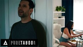 Pure Taboo featuring Jennifer White's cum swallow scene