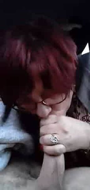 slutty grandma blowjob