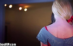 Bisex teen fucked hard by a big cock next to stepsis