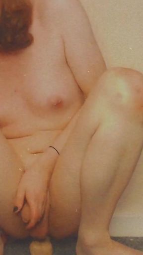 Must-see moment from "Vanessa takes a thick 8 inch dildo"