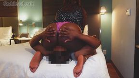 (Pt 1) Chocolate juicy ass all over your face while I stroke BBC copy