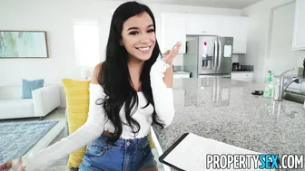 New Tenant Skips Rental Paperwork and Fucks Her Landlord in Wild Property Sex