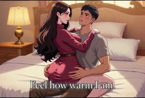 Stepmother teach inexperienced stepson how to fuck