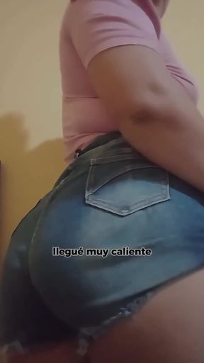 My Husband Asked Me How I Was Dressed to Go Out, and I Showed Him My Ass in a Thong, Soaking Wet