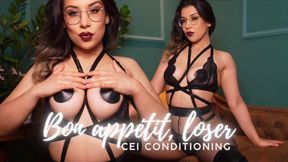 Bon Appétit: The Loser Diet ( CEI Coinditioning in Loser Pose and Verbal Humiliation )
