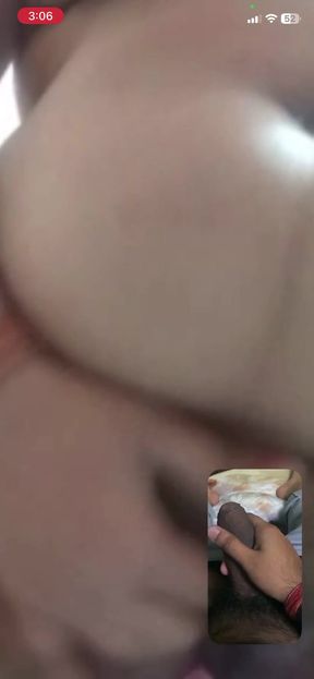 Fucked Bhabhi like a whore on video call   Clip 2