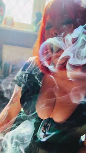 A Smoke Show From Tina Snua - Cigar Smoking Smoker Smoke Drifting OME