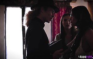 Spencer and Mona tempt the priest until he gives in