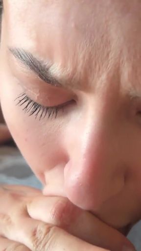 Caught by Step Sis While Masturbating to Her Porn - Hot Sex Follows   Clip 1