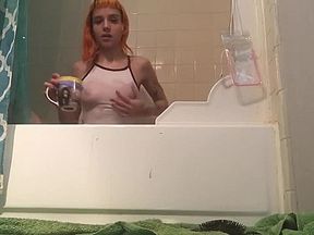 Spanks with Wet Tee- NadyaEve