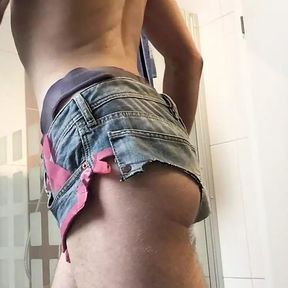 Boy in hot panties