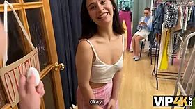 Vip4k. hidden Anal Sex in a fitting room