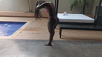 Big Ass&#x1F351; Neighbor Satisfies My Lust by the Pool