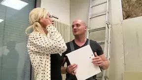 German blonde MILFs take hard double penetration