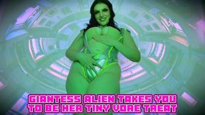 Giantess Alien Takes You to be Her Tiny Vore Treat