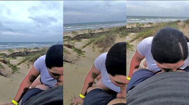 Guy gets his throat fucked on South Padre Island