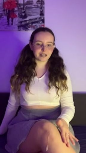 Your nerdy classmate gives you anatomy lessons 🤓 My first JOI