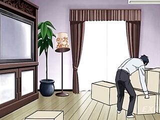 Lustful Neighbour Hopeless to Gulp My Cum - Anime