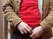 Ginger smoking and feeling playful at work