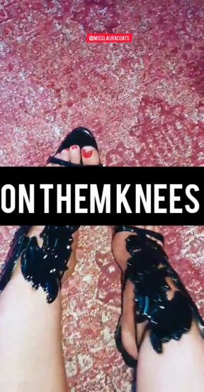 Expensive heel tease