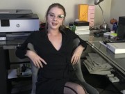 Sexy CEO Lola Leda smokes while you stroke (Trailer- Full vid on OF & MV)