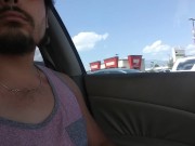 Public parking lot jerk session ultra health on san pedro