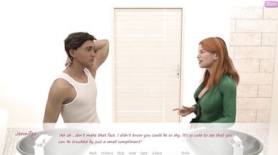 My Stepbrother's Wife #7 While Jennifer was changing I saw her beautiful boobs