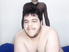 Novinho Preto Magrinho Mete o Pauz o No Gordinho At Goz