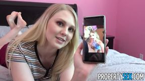 Landlord with amnesia fucks young tenant