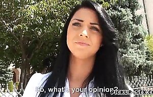 Czech slut suzy fox pussy stuffed and facialed outdoors