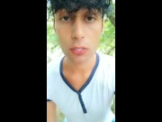 Twink chews cum till it´s foam, makes cum bubbles then he eats own cum too