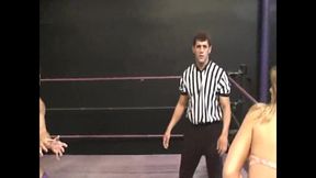 Janelle gets DOUBLE SMASHED - Janelle Sinclaire vs The Gangsta and Matt Stryker