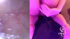 split screen anal toy exploration