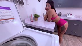 desperate spinster calls a technician just to get her fix - (she wasn t expecting the size of his cock)