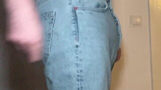 Diaper worn under pants