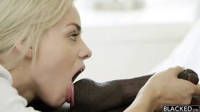 Blonde Elsa Jean's BBC Debut: A Fatale Fusion of Desire, Pain, and Pleasure