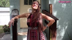 male wetting and messing jeans with vicky vixx