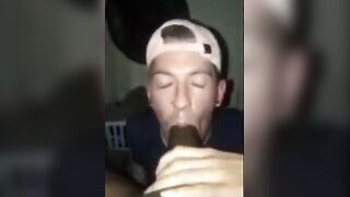 Amateur dude blows his straight neighbor & takes a massive cumshot