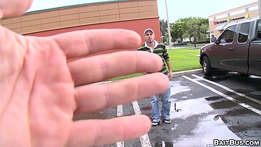 BAITBUS - Al Carter And Steven Ponce Fist Pumping And Butt Fucking In The Van