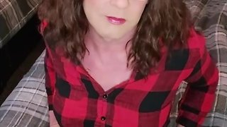 Video of crossdressers journey of anal exploration and masturbation