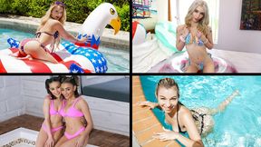 Bikinis and Cute Butts Compilation feat. Vanessa Moon, Alice Marie, Emma Rosie &amp; Riley Star