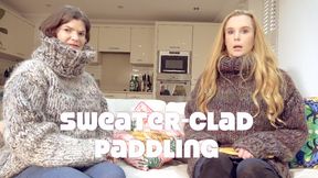 Sweater-Wearing Cousin & Aunt BOTH Spank You!